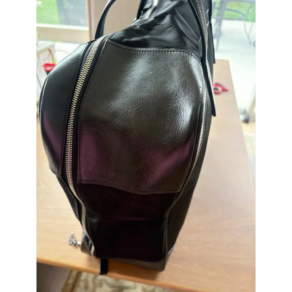 TUMI Classic Travel Weekender Carry On Black Nylon Leather Trim - 48724D